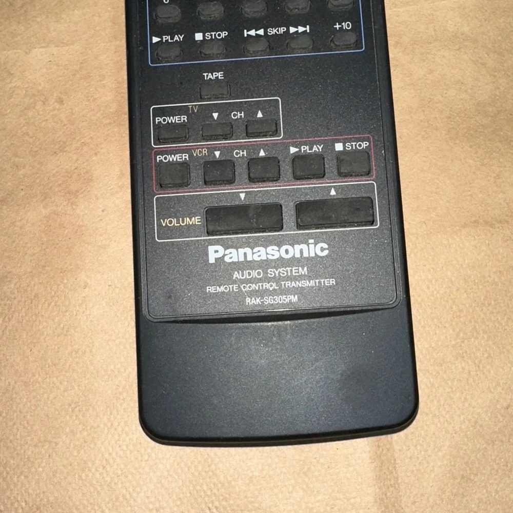 Panasonic Audio System Remote Control RAK-SG305PM - Picture 3 of 6